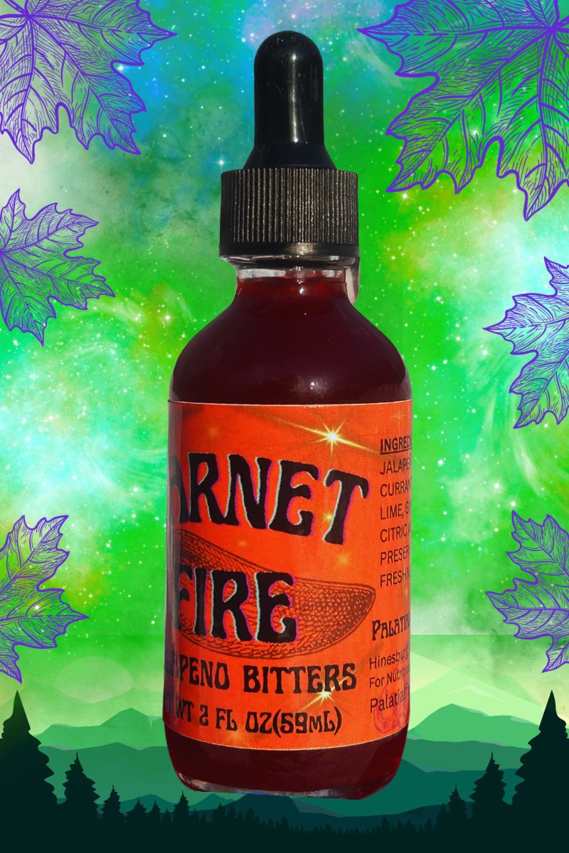 Garnet Fire Jalapeno Bitters 2 OZ