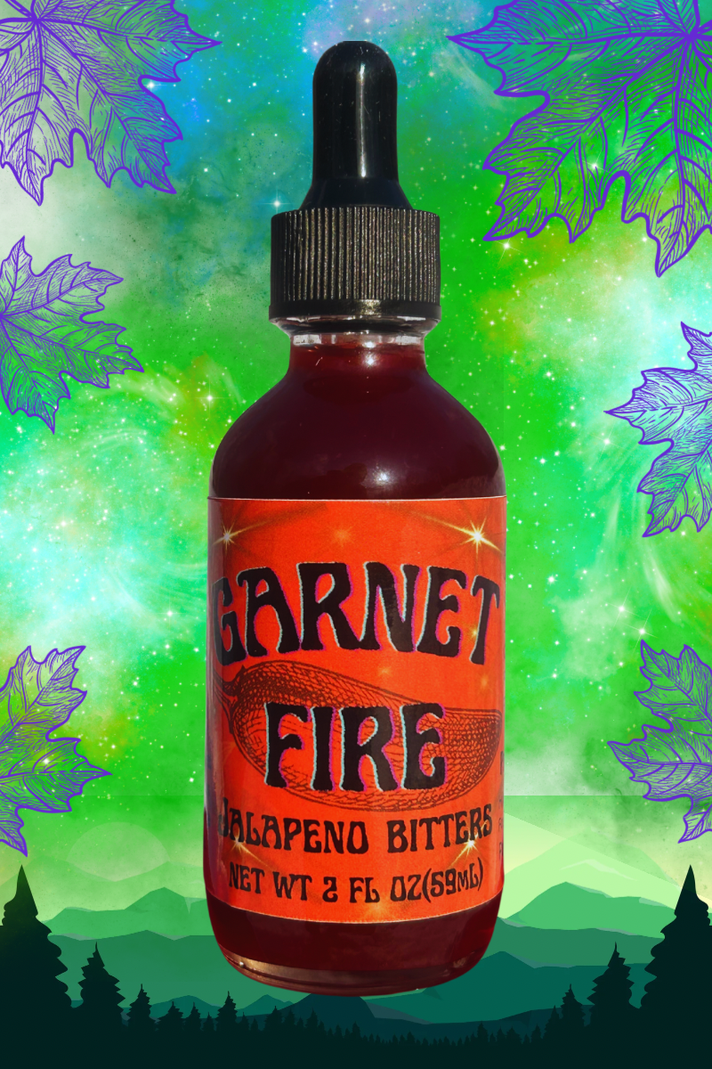 Garnet Fire Jalapeno Bitters 2 OZ